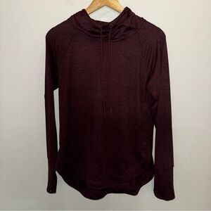 Athleta Uptempo Hoodie Maroon Women’s Size Small